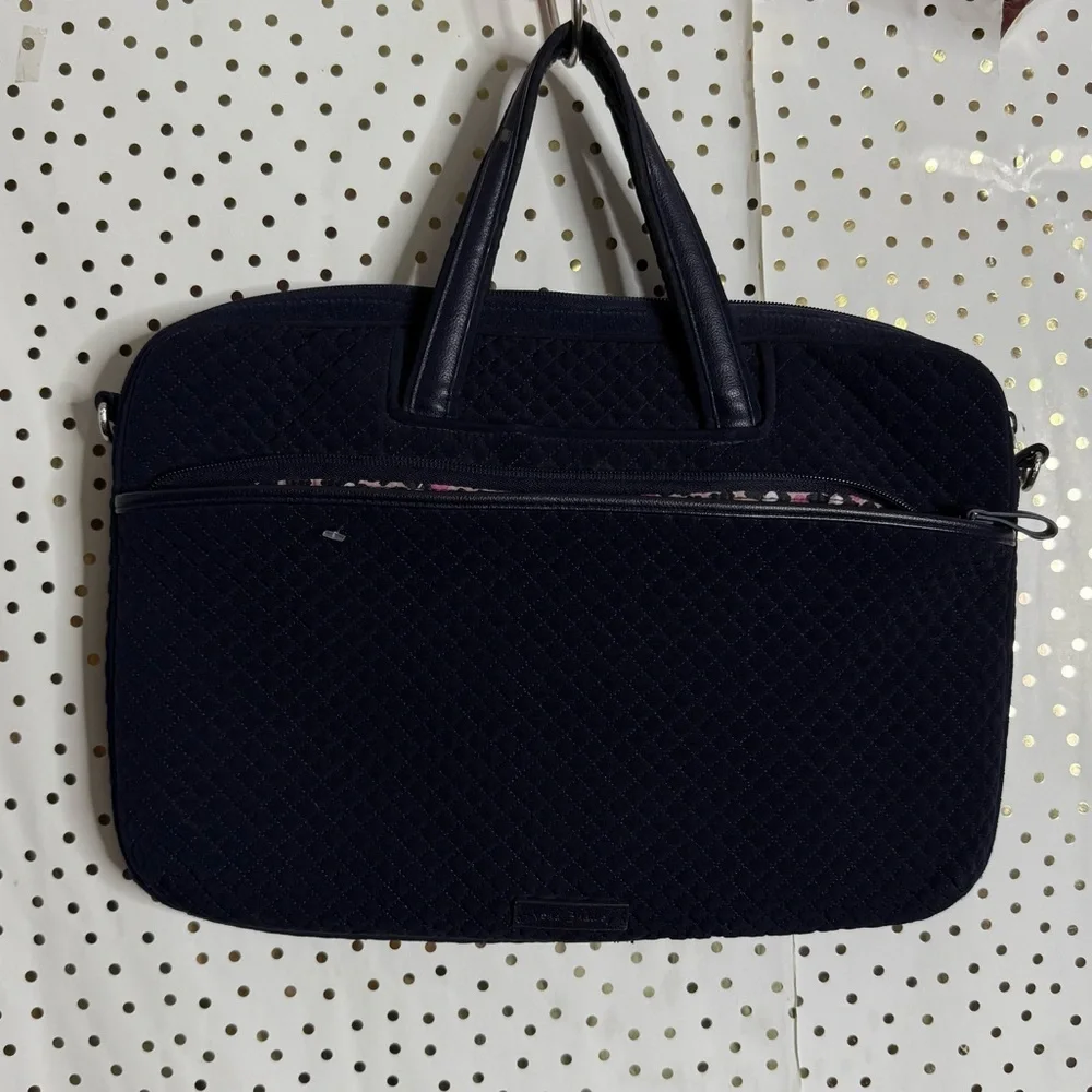 Vera Bradley Midnight Blue Quilted Laptop Bag